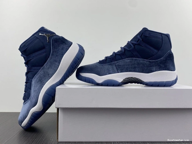 Boostmaster lin Navy Velvet AR0715-441 Midnight WMNS Jordan Air 11 0709